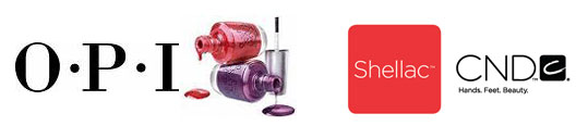 Davina Nails and Spa - OPI and CND Logos